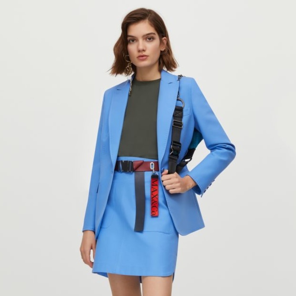 Stylish Max&Co Blazer and Skirt and Trouser Set Size S